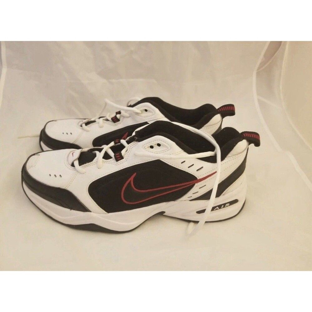 Size 12 - Nike Air Monarch IV White Black Red